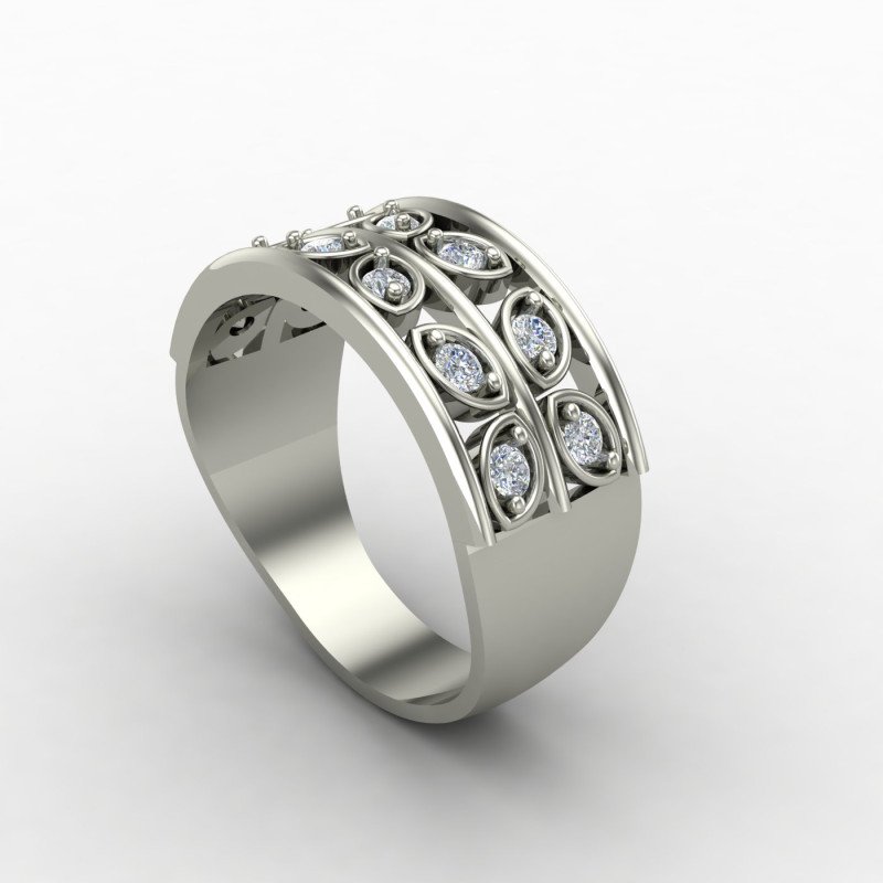 Artisan Handcrafted Silver Band Ring Artisan Handcrafted Silver Band Ring