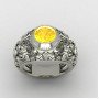 Silver Bridal Gents Ring