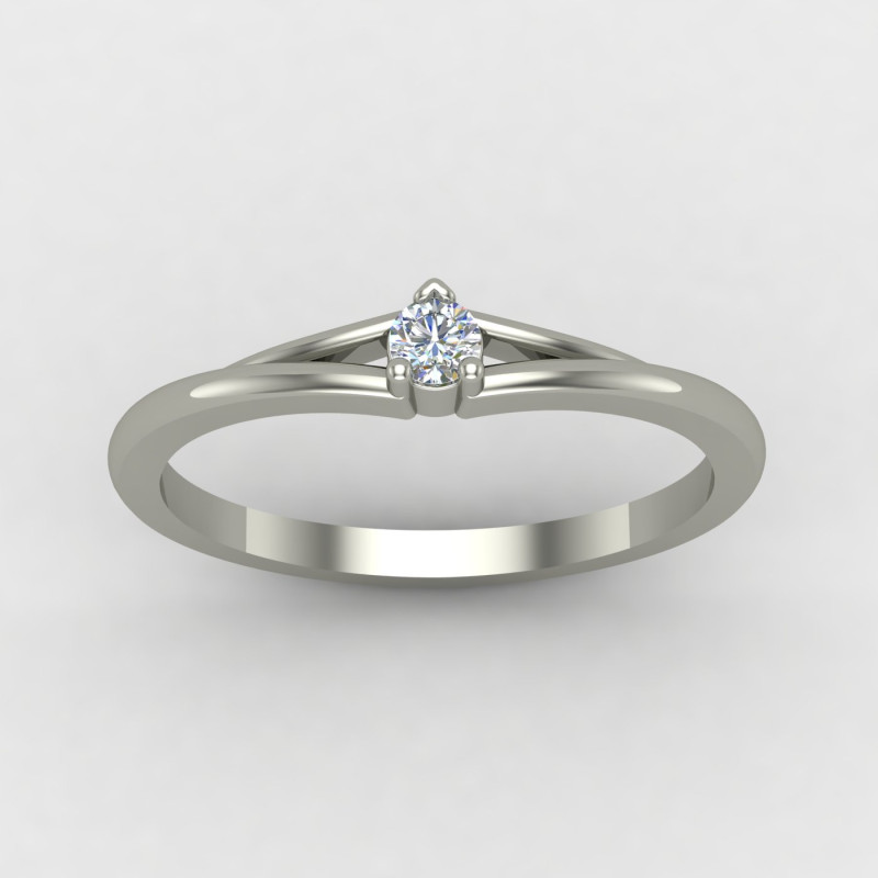 Women Silver Teenage Ring Women Silver Teenage Ring