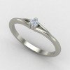 Women Silver Teenage Ring Women Silver Teenage Ring