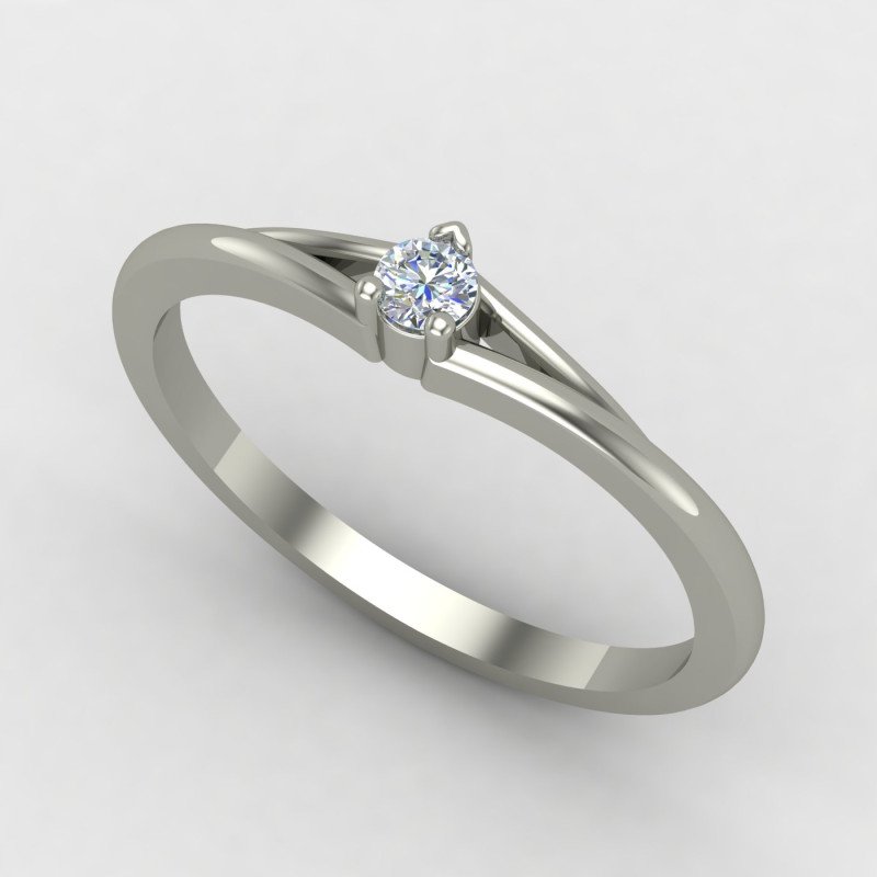 Women Silver Teenage Ring Women Silver Teenage Ring