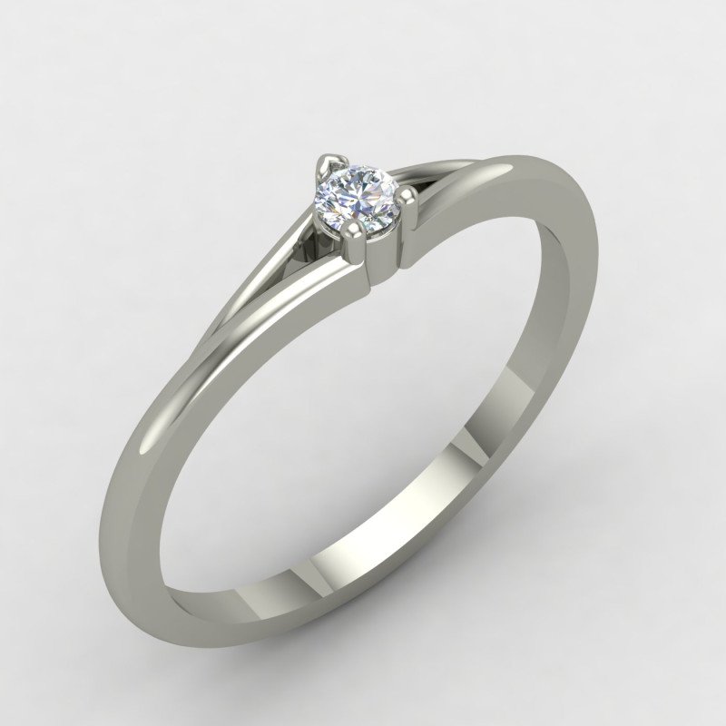 Women Silver Teenage Ring Women Silver Teenage Ring