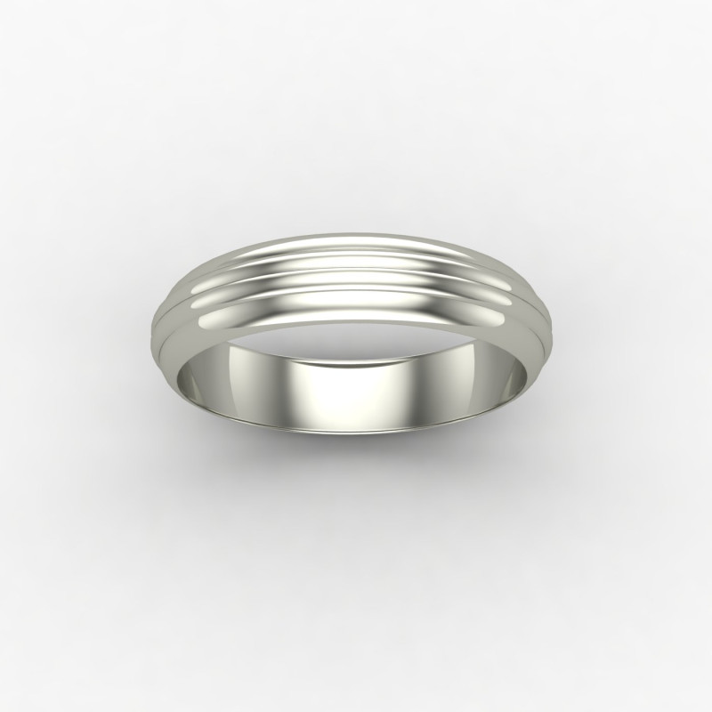 Plain Silver Band Ring