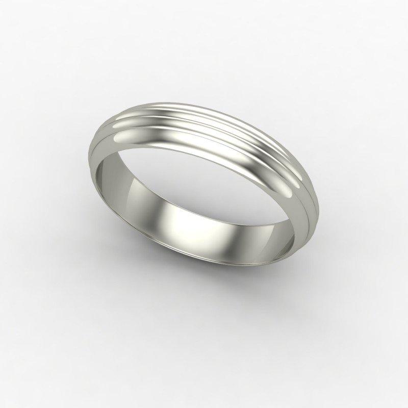 Plain Silver Band Ring