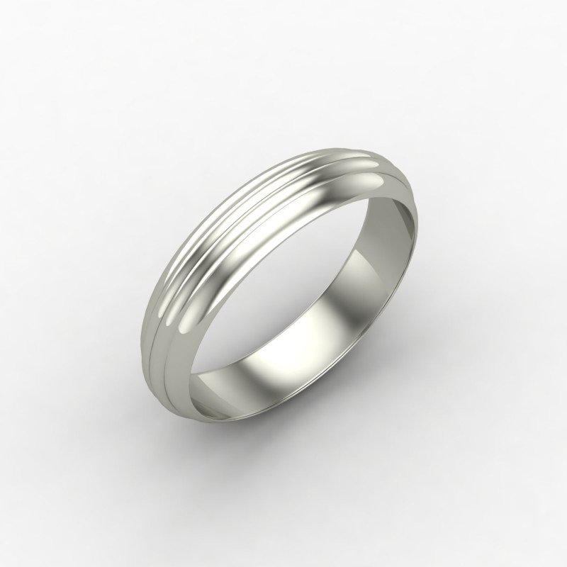 Plain Silver Band Ring