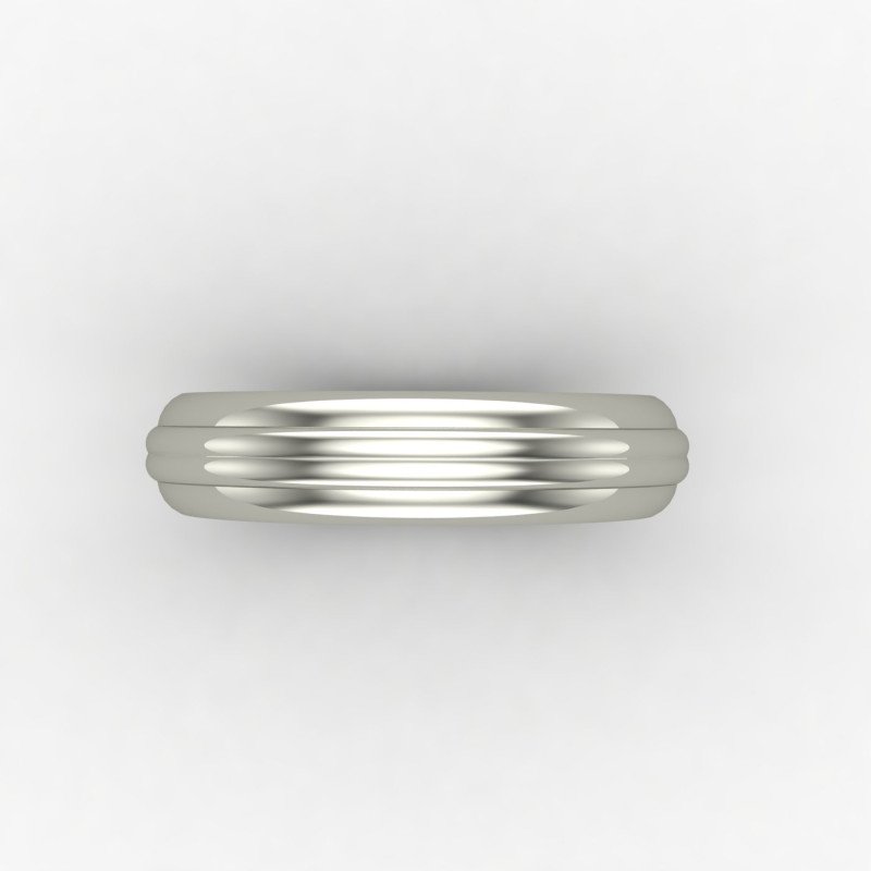 Plain Silver Band Ring