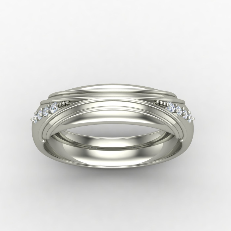 Silver Band Ring for Proposal