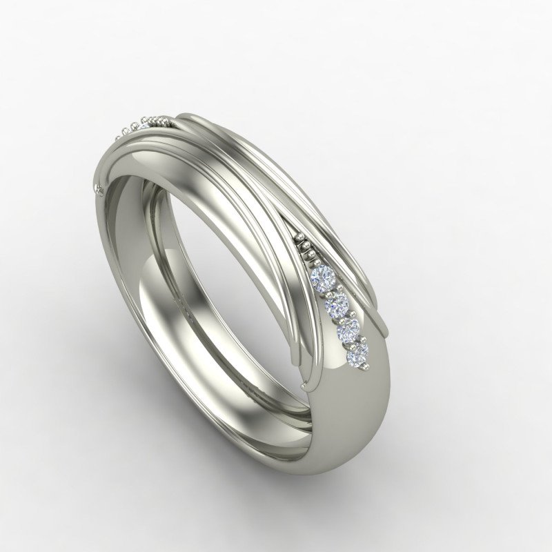 Silver Band Ring for Proposal