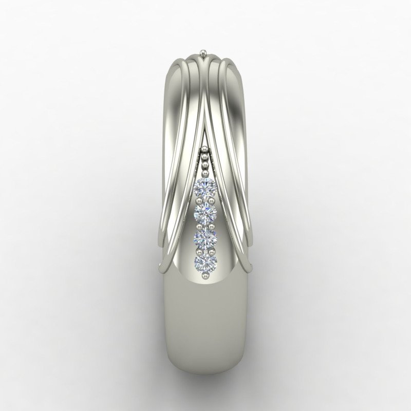 Silver Band Ring for Proposal