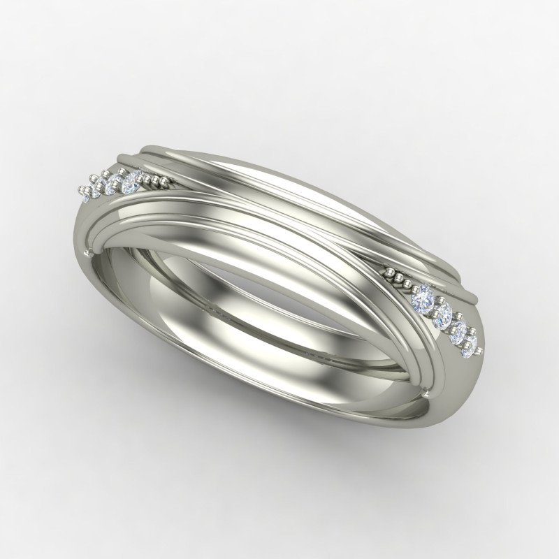 Silver Band Ring for Proposal