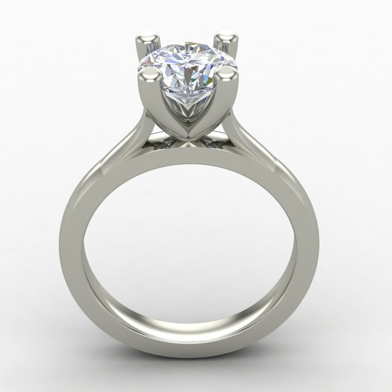 2 Carat Solitaire Engagement Ring