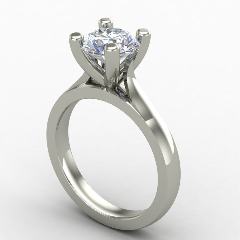 2 Carat Solitaire Engagement Ring