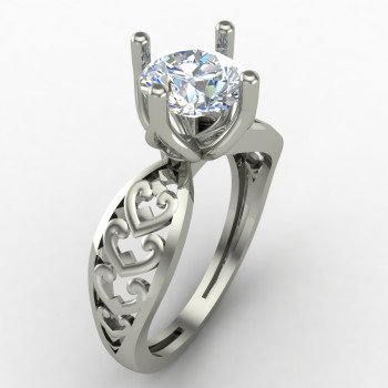 Solitaire Silver Ring