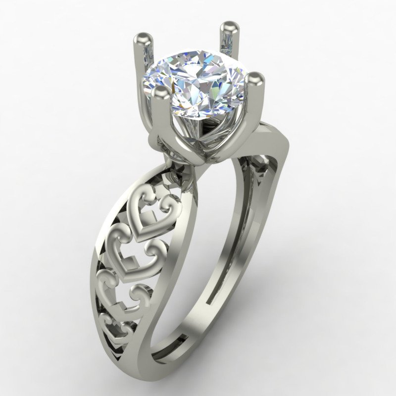 Solitaire Silver Ring Solitaire Silver Ring