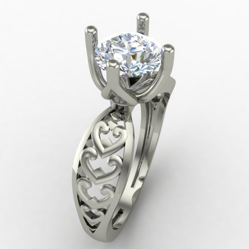 Solitaire Silver Ring Solitaire Silver Ring
