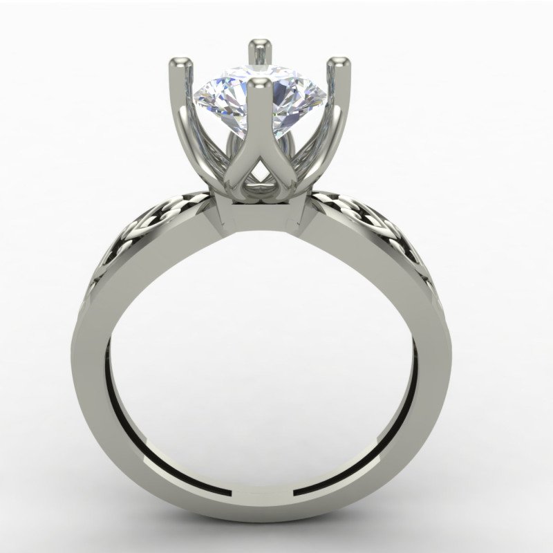 Solitaire Silver Ring Solitaire Silver Ring