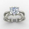 Silver Solitaire Promise Ring