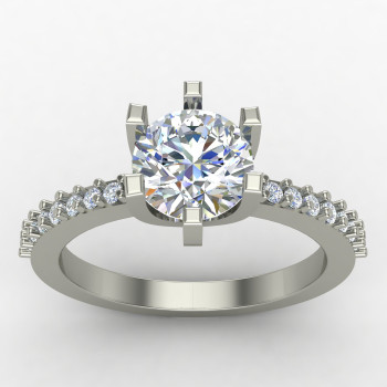 Single Solitaire Diamond Ring
