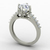 Silver Solitaire Ring