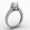 Silver Solitaire Ring