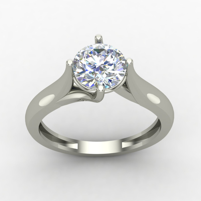Round Solitaire Ring