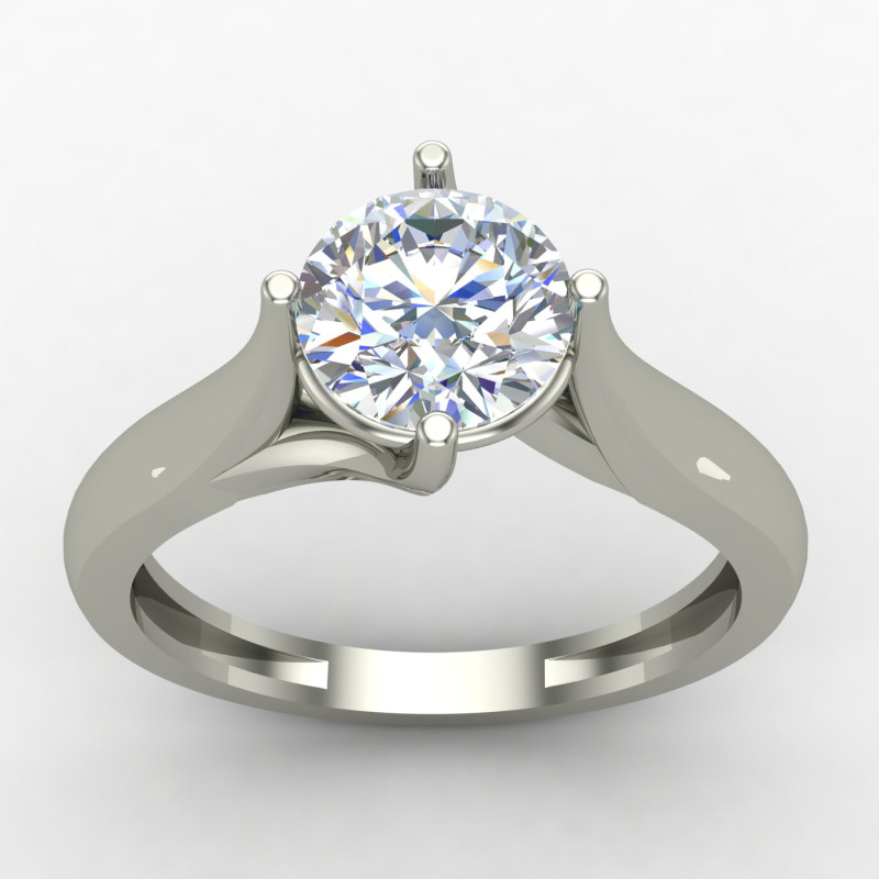 Round Solitaire Ring