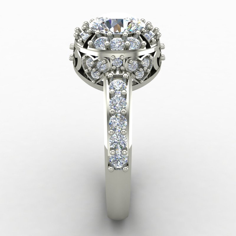 Silver Solitaire Engagement Ring Online Silver Solitaire Engagement Ring Online