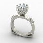Sterling Silver Solitaire Ring