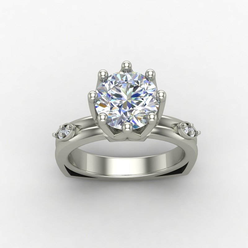 Sterling Silver Solitaire Ring Sterling Silver Solitaire Ring