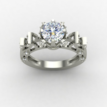 Preset Solitaire Ring