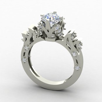 Preset Solitaire Ring