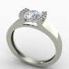 Vintage Style Solitaire Silver Ring Vintage Style Solitaire Silver Ring