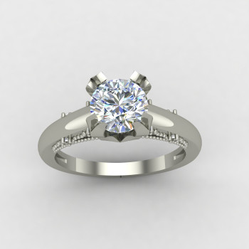 Solitaire Diamond Ring for Men