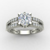 Unique Handcrafted Soliyaire Silver Ring
