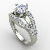 Soliyaire Silver Ring with Cubic Zirconia Stone