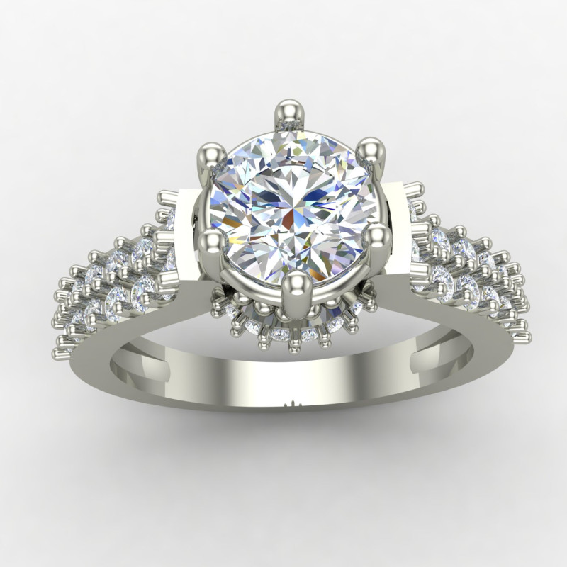 Best Soliyaire Silver Ring