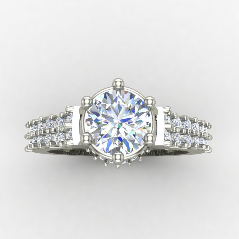 Best Soliyaire Silver Ring