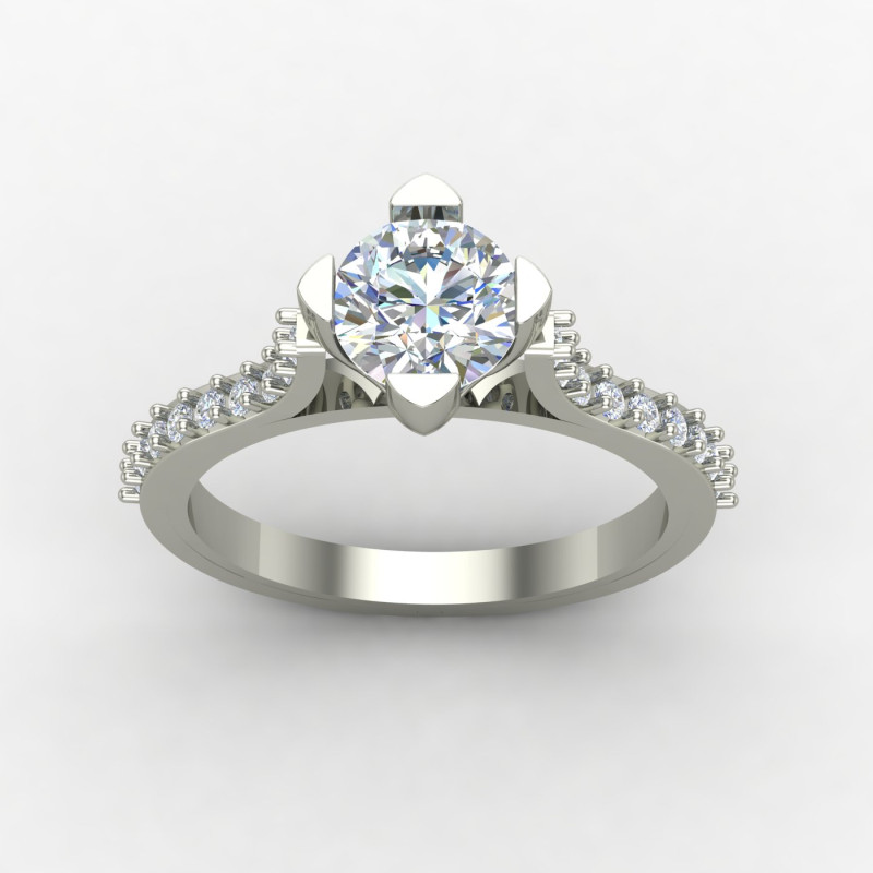 Lustre Solitaire Ring