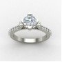Lustre Solitaire Ring