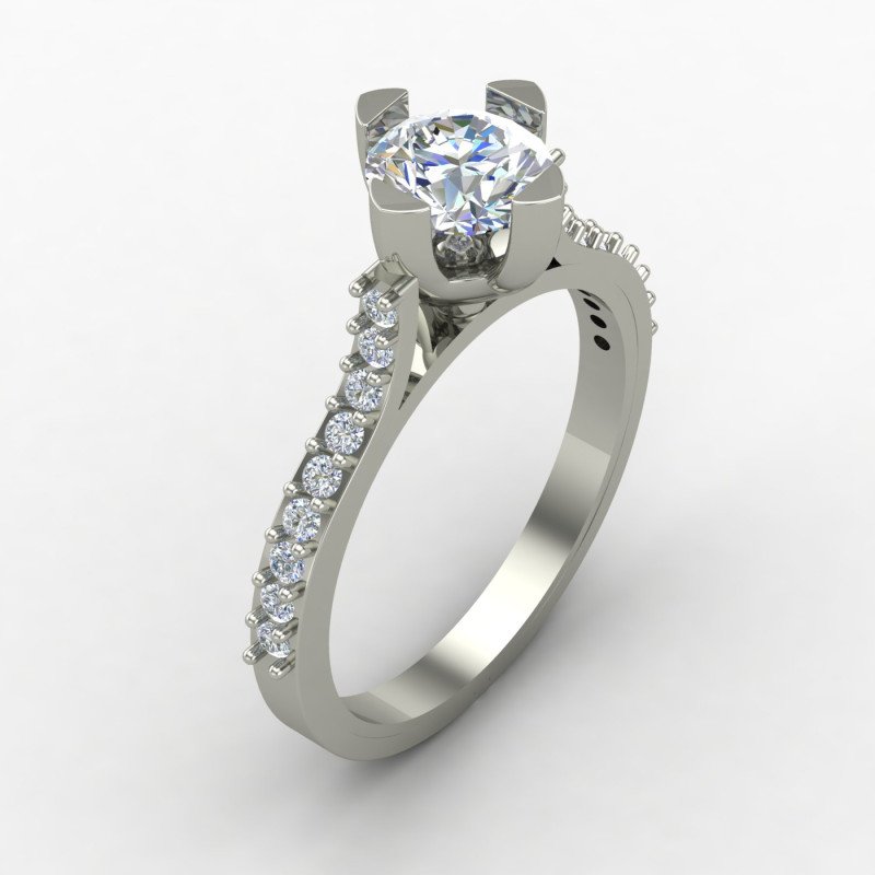 Lustre Solitaire Ring Lustre Solitaire Ring