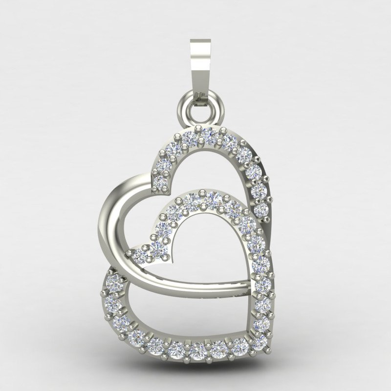 Double Heart Valentine Pendant Double Heart Valentine Pendant