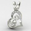 I Love U Heart Pendant