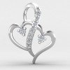 Double Heart Stylist Pendant Double Heart Stylist Pendant