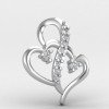 Double Heart Stylist Pendant Double Heart Stylist Pendant
