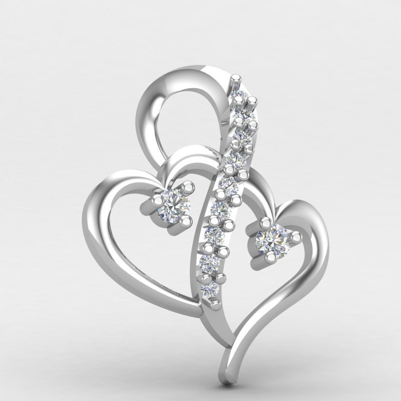 Double Heart Stylist Pendant Double Heart Stylist Pendant