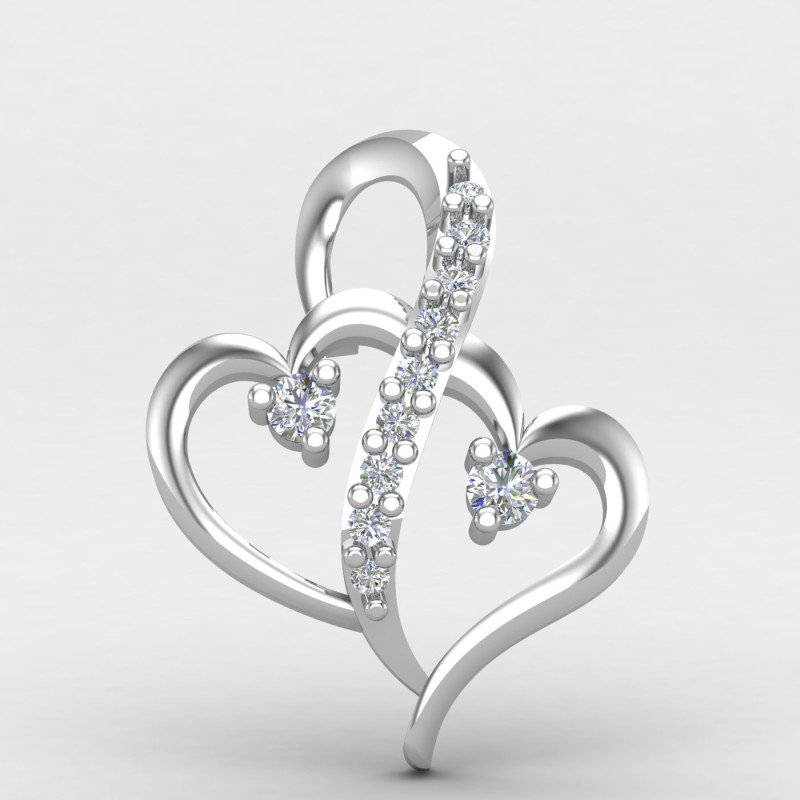 Double Heart Stylist Pendant Double Heart Stylist Pendant