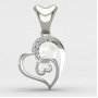 Female Silver Heart Locket