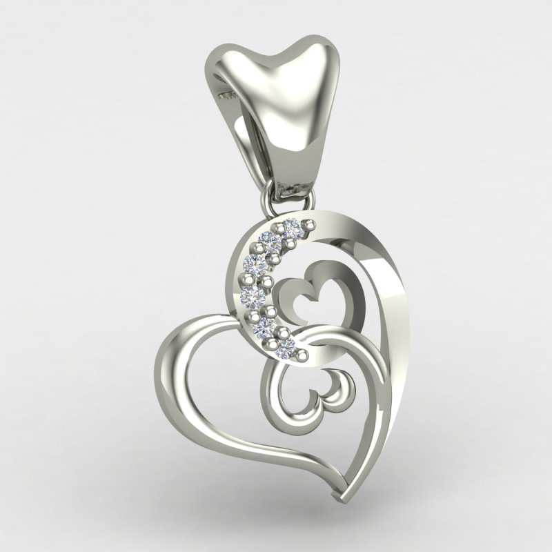 Female Silver Heart Locket Female Silver Heart Locket