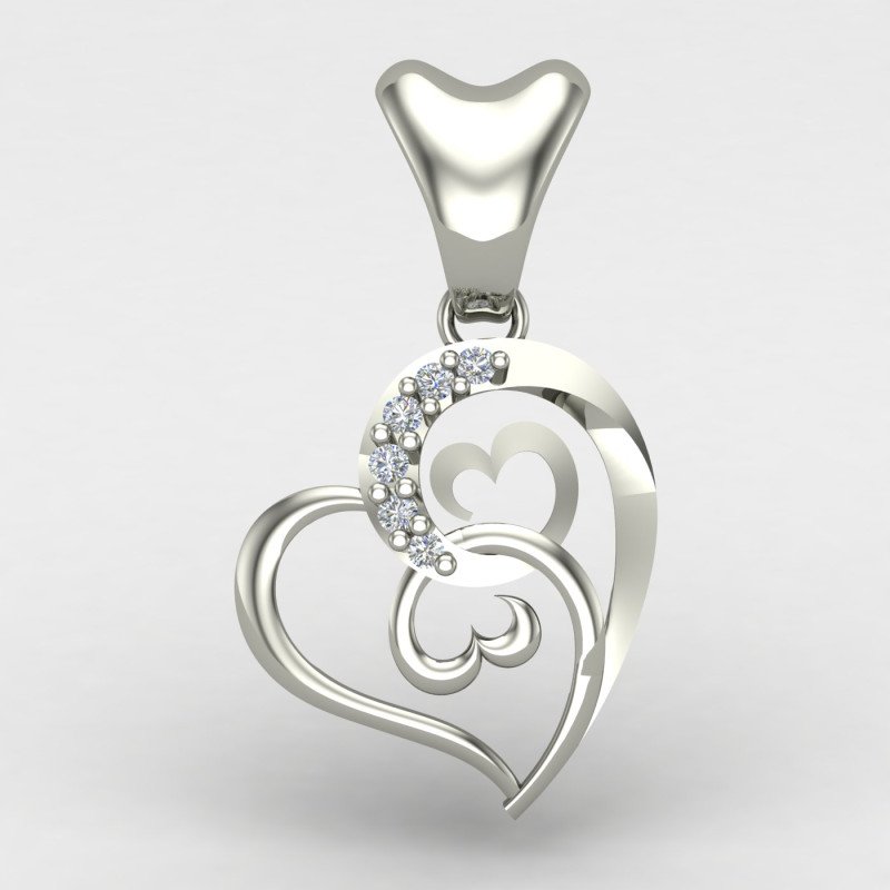 Female Silver Heart Locket Female Silver Heart Locket