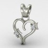Women Heart Silver Pendant